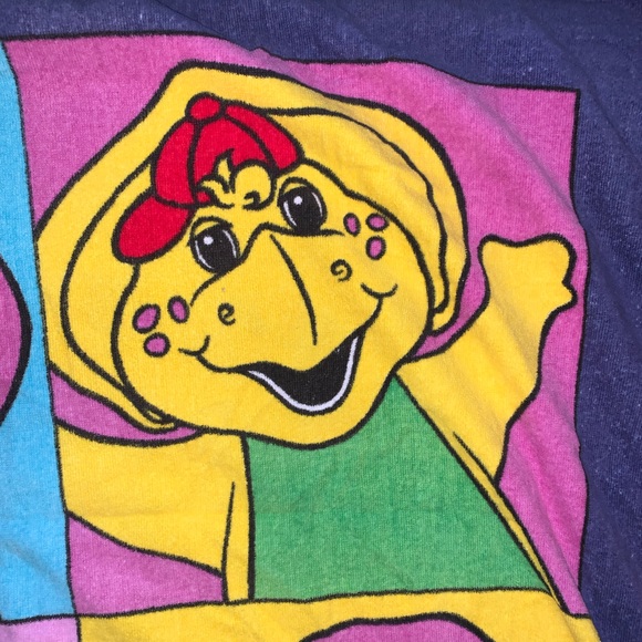 Vintage 1994 Barney & Friends Beach/Bath Towel - Picture 7 of 10